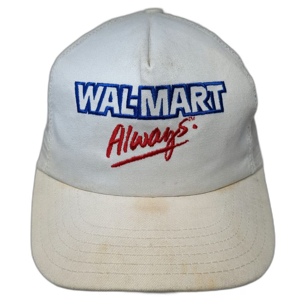 Paramount Walmart Always Trucker Hat White One Size Mesh Back Snapback USA